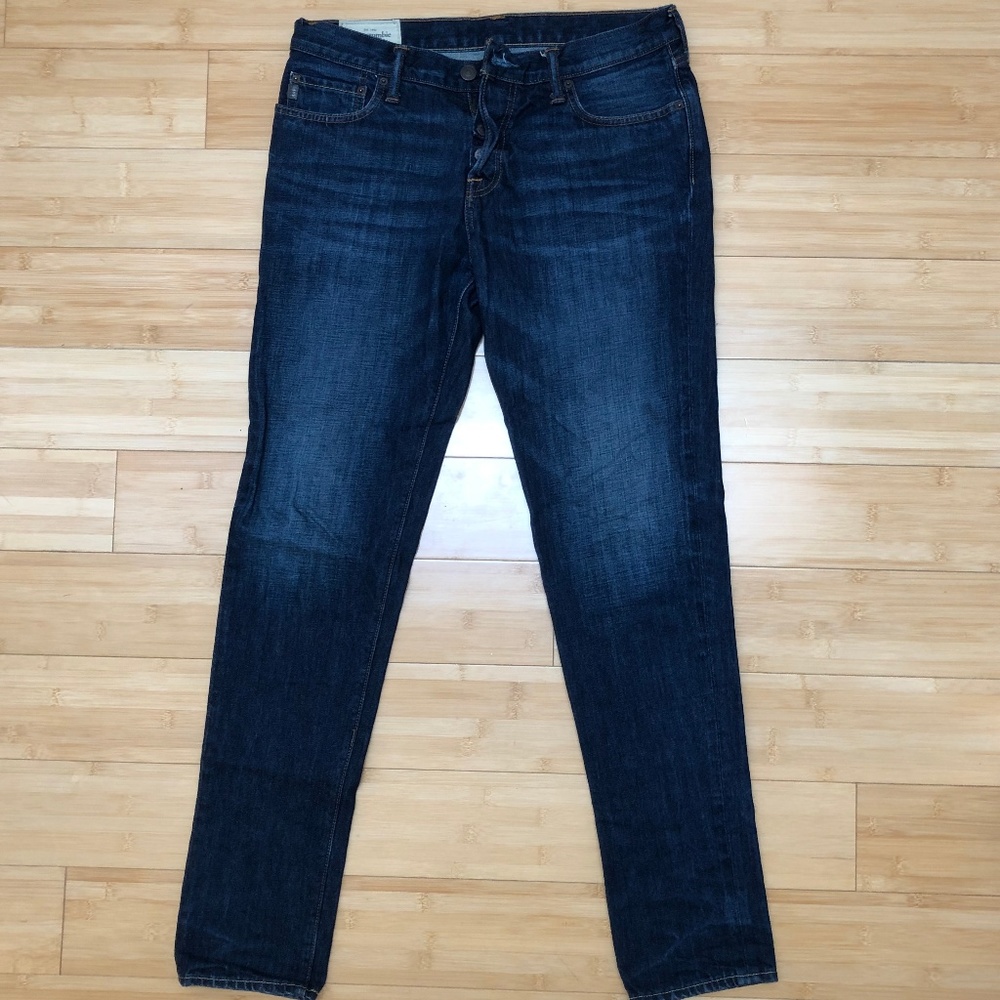 A&F mens straight jeans 34 x 34